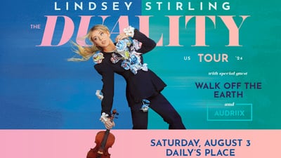 Win Tickets To Lindsey Stirling At Daily’s Place August 3rd.