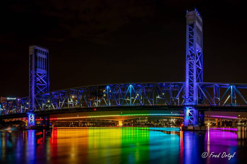 Jacksonville’s Acosta Bridge to be lit up in rainbow colors next week
